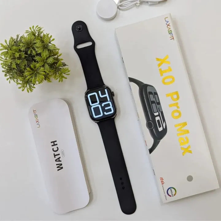 X10 Pro Max Smartwatch – Ultra Smart Watch for Boys &amp; Men | 2.0” HD Display | Bluetooth Calling | Fitness Tracker | Waterproof | iOS &amp; Android Compatible