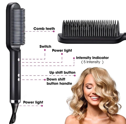 Electric hair Straightener Comb