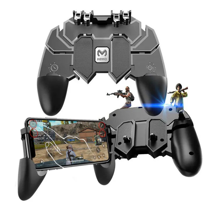 Mobile Game Controller Trigger Gamepad for PUBG - Black