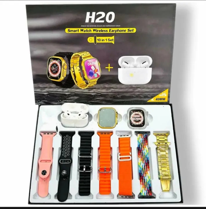 H20 Smart Watch With Airpods